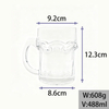 Jarra de cerveza Classic Wave Bar Glass de 480 ml 