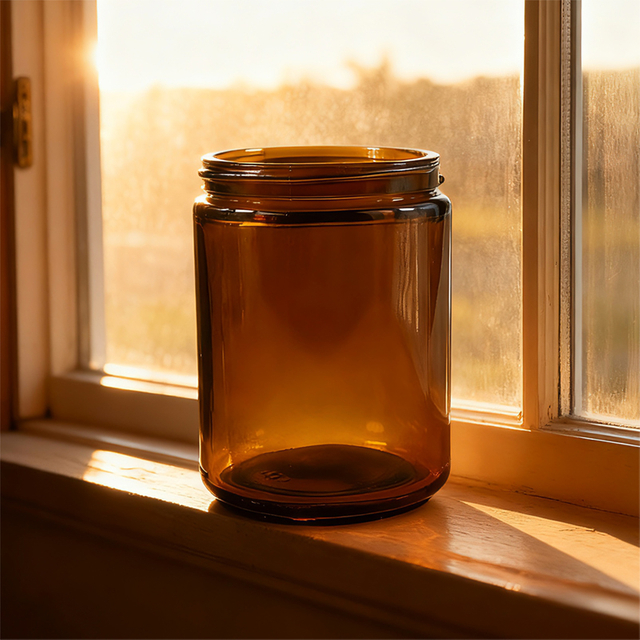  Candelero de cristal clásico del color del té con regalo de decoración de Navidad de cubierta