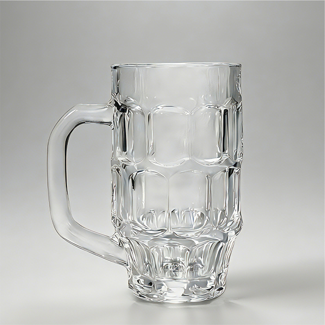 Jarra de cerveza de vidrio espumoso personalizable de 360 ​​ml