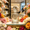 Frasco de perfume de vidrio transparente con tapón redondo para uso en aromaterapia en el hogar
